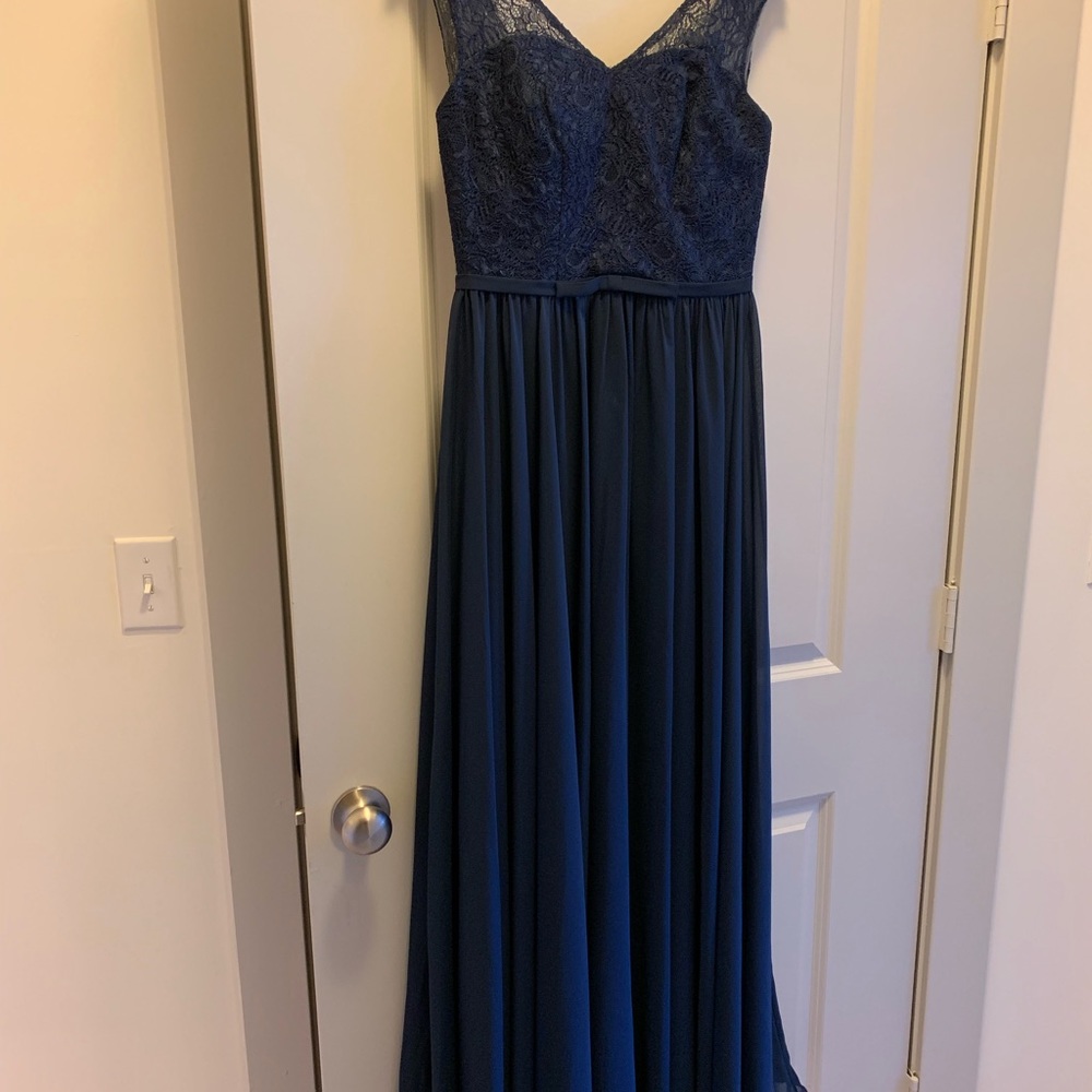 Beautiful Navy Blue Bridesmaid Dress